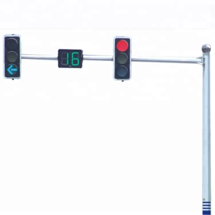 Tùy chỉnh giao thông tín hiệu ánh sáng đường phố cực thép không gỉ