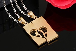 Модное ожерелье из титановой стали, пазл, сердце, ожерелье для пары - Product Image 6