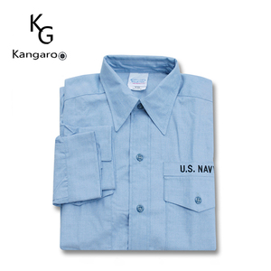 Camisa clássica tipo aviador, uniforme de piloto para trabalho masculino - Product Image 3