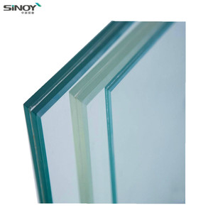 Vetro Laminato a Basso Prezzo 55.2 66.2 44.2 6.38 10.38 6 8 16 12 13.52 Mm Basso Contenuto di Ferro Bordo Lucidato Temperato Triplo Vetro Laminato - Product Image 2