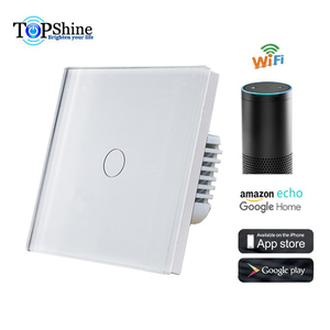 Topshine สวิตช์อัจฉริยะ Wifi,สวิตช์1ตัวดีไซน์ใหม่สำหรับควบคุมด้วยแอปมือถือและควบคุมด้วยเสียง - Product Image 2
