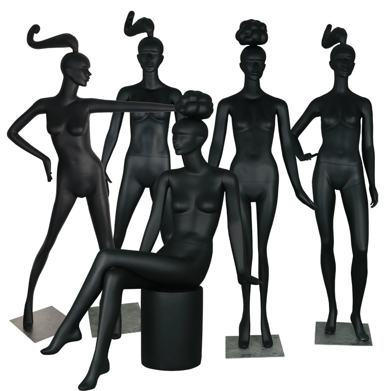Винтажные серые, черные стоячие полноразмерные женские манекены из ФАП нового дизайна, распродажа, недорогие, б/у