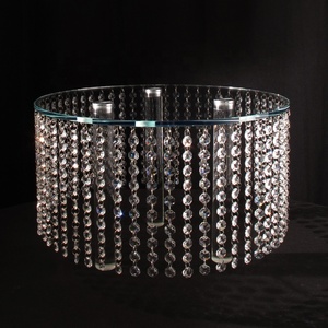 MESA <span class=keywords><strong>DE</strong></span> BODA decorada <span class=keywords><strong>de</strong></span> cristal, gran oferta, piezas centrales - Product Image 4