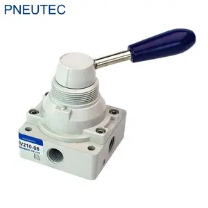 SMC series 4HV TSV 4 way middle position closed Pneumatic Air Control Hand Rotary Valve