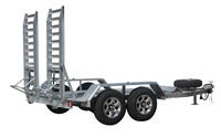 3.5t Plant Trailer galvanisé à chaud Mini Excavator/ Bobcat Trailer