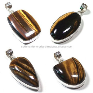 Tiger Eye 925 Sterling Silver Pendant Jewelry Fashion Trendy Spring <b>Summer</b> Collection Fine Jewelry Pendants & Charms <b>Jewellery</b> - Product Image 1