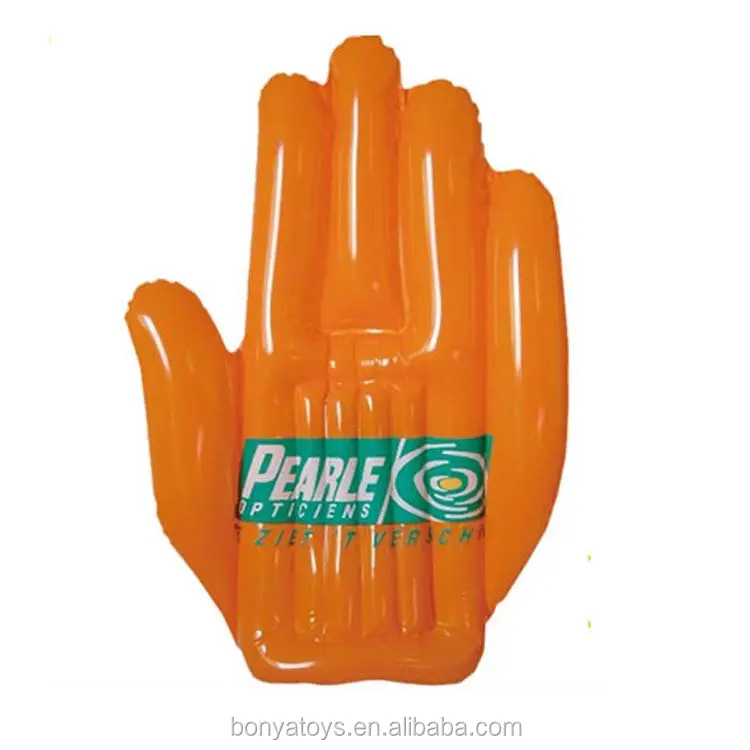 custom advertising giant inflatable middle finger hand with logo