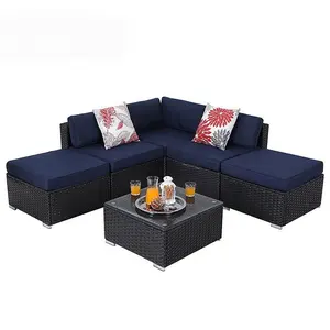 Garden Patio Set Yinzhou Living Better Homes Gardens 7 Piece Patio Furniture Set Wicker Rattan Furniture