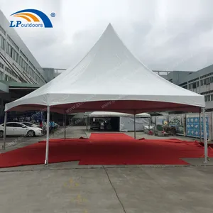 Tente de fête en aluminium à cadre en profilé d'aluminium de 12m de diamètre pour la location d'événements en plein air au Kenya
