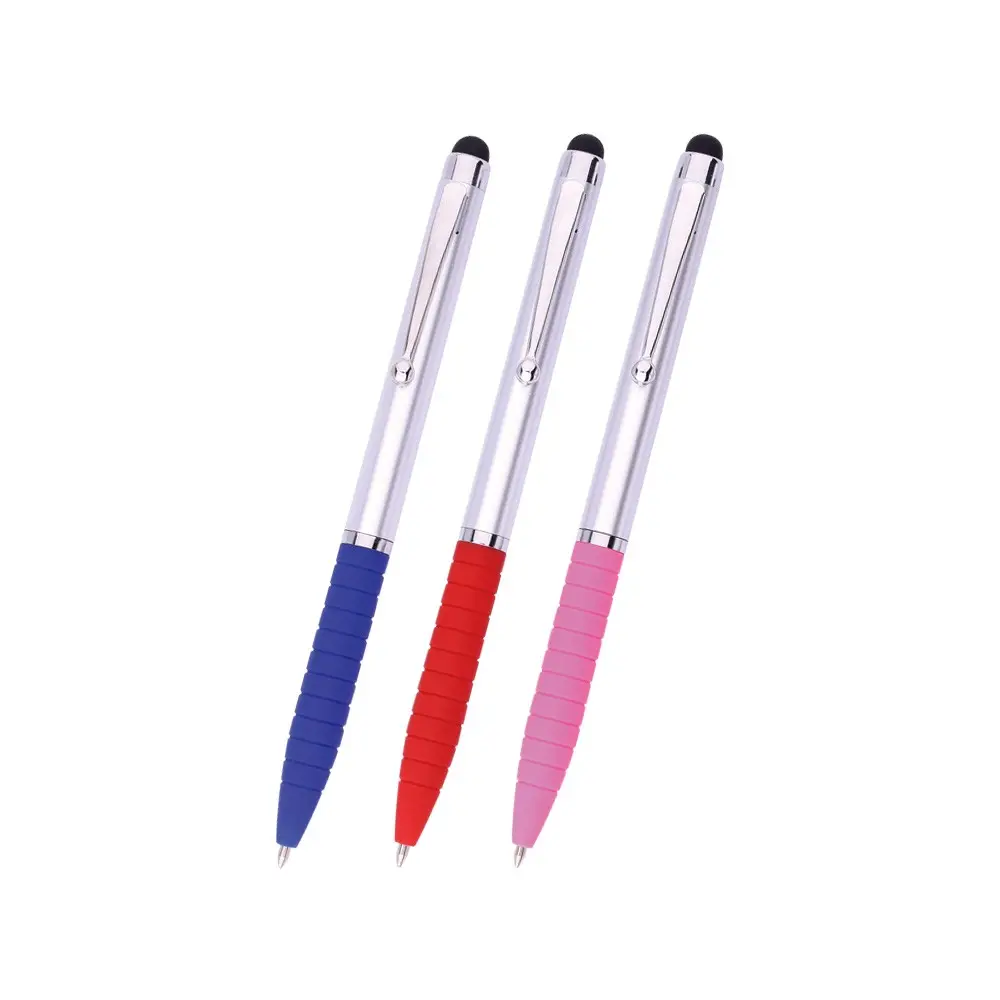 Compression Spring Parker Refill Touch Screen ballpoint pen with Logo Printed for festival