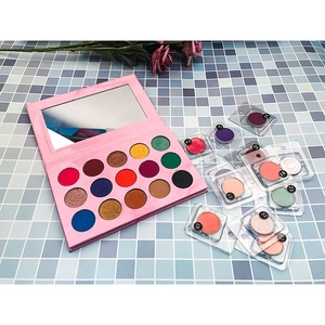 Cosméticos de larga duración 15 color de etiqueta privada de maquillaje paleta de sombra de ojos - Product Image 3