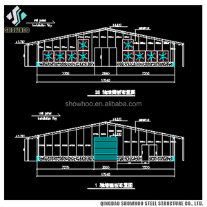 Geprefabriceerde Lage Kosten Vleeskuikens Gevogelte Boerderij Ontwerp In <span class=keywords><strong>China</strong></span> - Product Image 3