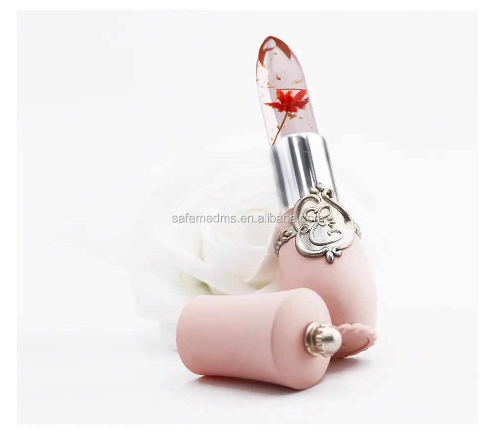 Flower temperature-changed Lipstick Lip Balm Nutritious