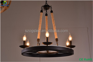 Hierro Creativo <span class=keywords><strong>cuerda</strong></span> <span class=keywords><strong>de</strong></span> Cáñamo Industrial moderna Lámpara Pendiente <span class=keywords><strong>de</strong></span> la lámpara para la Sala <span class=keywords><strong>de</strong></span> <span class=keywords><strong>estar</strong></span> Decoración - Product Image 2