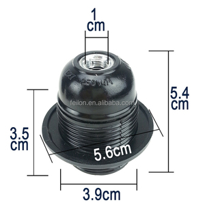 <span class=keywords><strong>E27</strong></span> Điện Đầy Đủ Chủ Đề Vít Bakelite Ánh Sáng Ổ Cắm CE Giấy Chứng Nhận Giữ Đèn - Product Image 1
