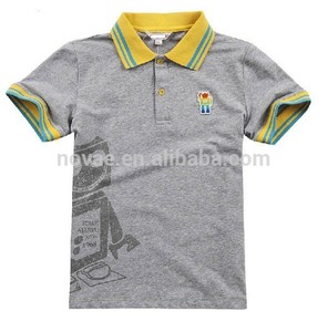 Design de mode manches courtes garçons <span class=keywords><strong>Polo</strong></span> chemise de qualité supérieure nouvelle garçon t-shirts bébé chemises enfants - Product Image 2