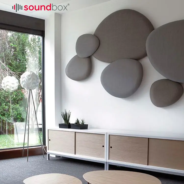 ECO 폴리에스테 직물 물자 집 사무실 방을 위한 장식적인 청각적인 패널