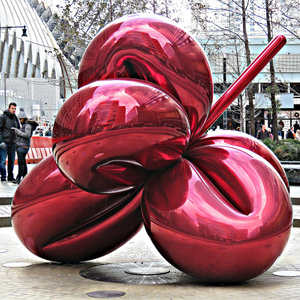 Obra <span class=keywords><strong>de</strong></span> arte moderno famoso pulido al aire libre jardín maravilloso <span class=keywords><strong>de</strong></span> acero inoxidable globo flor <span class=keywords><strong>escultura</strong></span> - Product Image 2