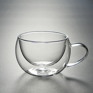 Doppia Parete di <span class=keywords><strong>Vetro</strong></span> Isolato <span class=keywords><strong>Tazze</strong></span> <span class=keywords><strong>Da</strong></span> Tè Migliore In Coppia con il vostro Teiera o Caffè - Product Image 6