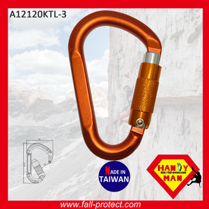 Triple Lock Light Easy Use Heavy Duty Aluminum Climbing Carabiner - Product Image 4