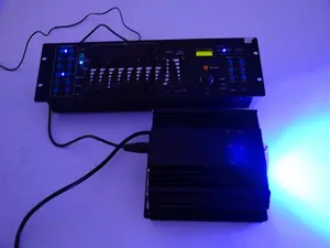 Động Cơ Sợi Quang LED DMX RGB 120W, Đầu Vào AC85-260V; Đầu Vào Tín Hiệu Dmx512; Kích Thước: 360*265*145