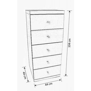 Vanity White Glass <strong>Mirrored</strong> Tallboy/ <strong>Chest</strong> <strong>of</strong> <strong>Drawers</strong> - Product Image 3