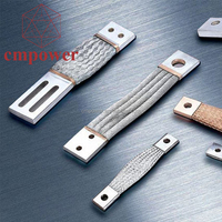 Fil de terre flexible en cuivre plat 16 mm, fil de liaison