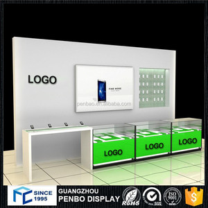 China fabricante buen diseño centro comercial de madera 3D teléfono celular kiosco para la venta - Product Image 1