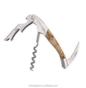 <span class=keywords><strong>Deluxe</strong></span> taşınabilir şarap tirbuşon ahşap kolu şişe açacağı ile hediye kutusu - Product Image 3