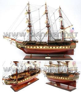 USS Constitution modelo de barco alto de madera regalo novedoso para decoración decorativa de madera - Product Image 1