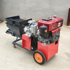 Diesel Muro di Cemento Mortaio Intonacatrice A Spruzzo <span class=keywords><strong>Macchina</strong></span> - Product Image 1