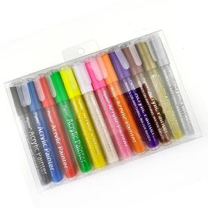 Marcadores de Pintura de Tiza Líquida Acrílica a Base de Agua de Colores Metálicos MSDS para Vidrio, Piedra, Plástico, Cerámica - Product Image 6