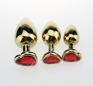Tapón Anal de Acero Inoxidable Dorado para Hombres y Mujeres, Masturbación Sexual - Product Image 6