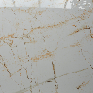 De cerámica esmaltada para piso de baño de paredes de la ducha de oro seleccionar <span class=keywords><strong>casablanca</strong></span> azulejo blanco - Product Image 1