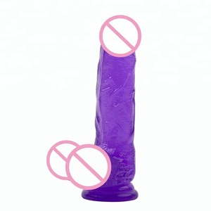 Kristall gelee Dildo Realistisch Geschlecht Spielt für Frau Weichen Künstlichen Penis Saugnapf <span class=keywords><strong>Strapon</strong></span> <span class=keywords><strong>Dick</strong></span> - Product Image 5