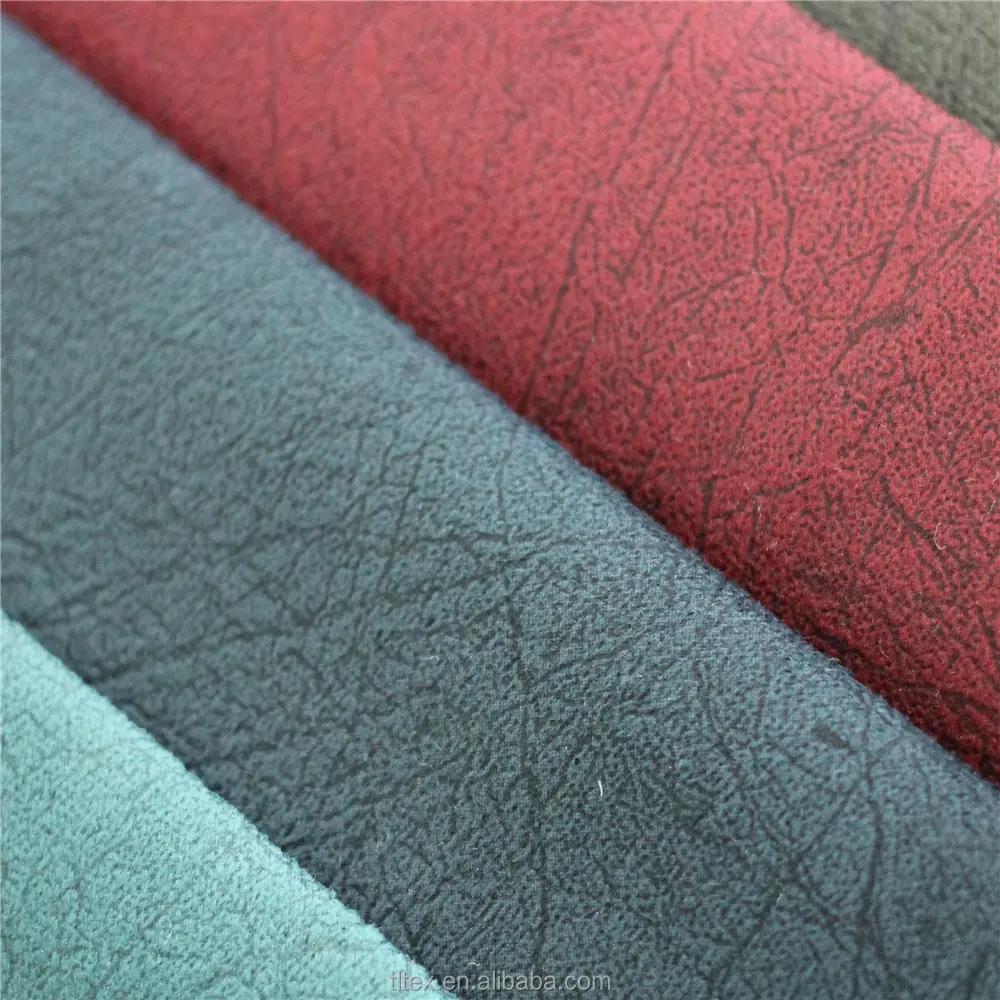 Newest design plain velvet flocking fabrics packing material for gift box
