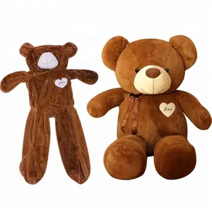 60cm 80cm 1m 1.2m 1.4m 1.6m 1.8m Unstuffed Teddy Bear Skins Plush Animal Skins