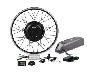 อะไหล่จักรยานไฟฟ้า1000W E-Bike Kit ล้อหลังชุดจักรยานไฟฟ้าราคาถูกพร้อมแบตเตอรี่ลิเธียมสำหรับจักรยาน