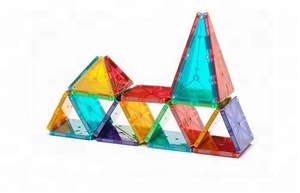 Đồ chơi từ tính cho trẻ mới biết đi trẻ em khối xây dựng từ tính mầm non nam châm đặt từ gốc đồ chơi 60 cái - Product Image 3