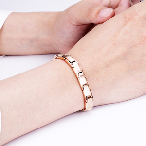 Bracelet magnétique personnalisé, avec <span class=keywords><strong>cuivre</strong></span> pur à 99.95%, <span class=keywords><strong>de</strong></span> haute qualité, pour l'arthrite, livraison gratuite - Product Image 3