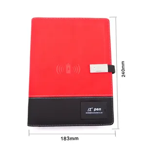 快速无线充电充电器手机日记笔记本 USB 闪存驱动器