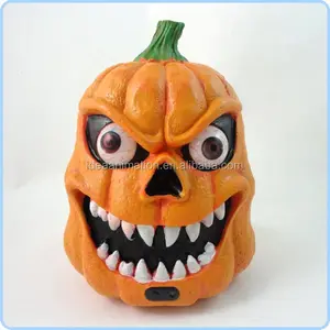 Halloween pvc low price pumpkin gift amazing vinyl resin pumpkin mask for play