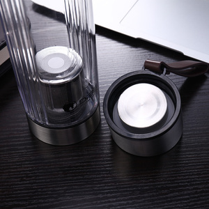 Tragbare einzigen wand leck beweis glas tee-ei flasche