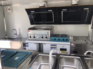 Canción diseño único camión de comida hamburguesa puesto carros <span class=keywords><strong>para</strong></span> hielo crema usado - Product Image 2