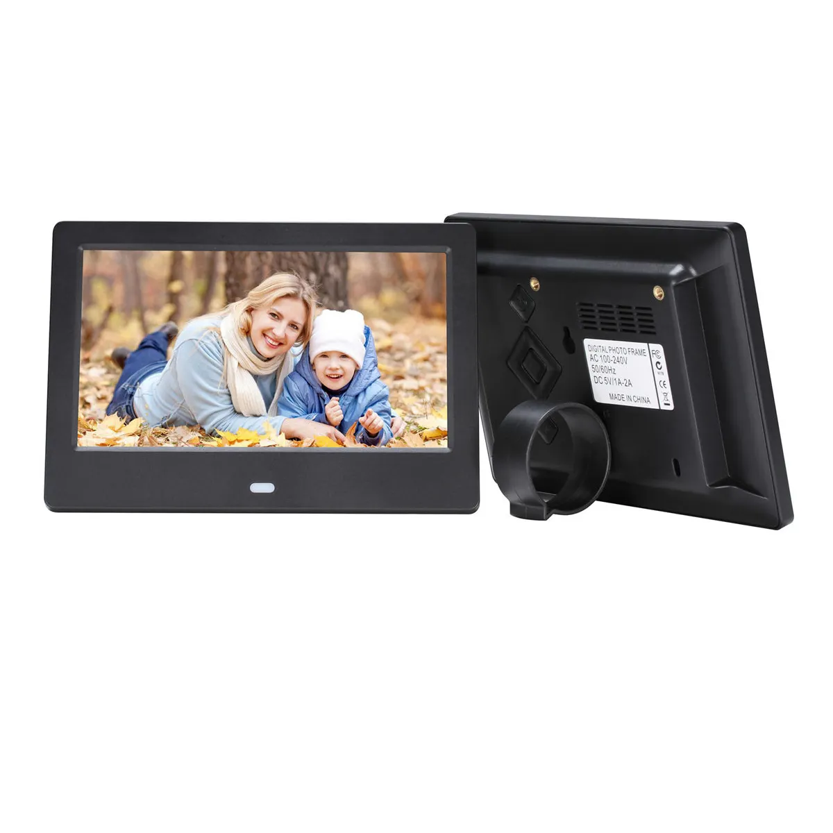 Wholesale 7 inch wall mounted LCD digital photo frame via SD card for display promote products