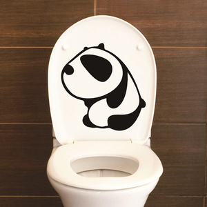 Commercio all'ingrosso a buon mercato della decorazione della casa divertente sorriso bagno impermeabile autoadesivo della parete per la toilette - Product Image 4