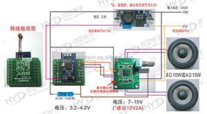 Cung Cấp CSR8645 4.0 Điện Năng Thấp BLE Mô-đun Âm Thanh Hỗ Trợ APT Loa Mô-đun Bộ Khuếch Đại - Product Image 6