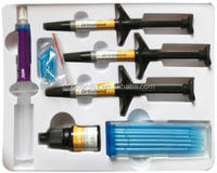 Kit de système adhésif dentaire composite orthodontique photopolymérisable visible