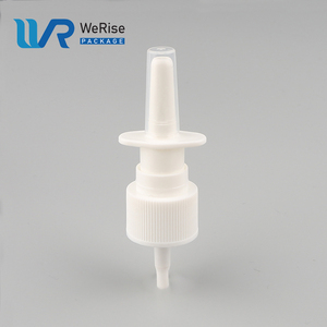 Pulverizador nasal de pressão, pulverizador nasal de pressão da tampa 18/410 20/410 24/410 com pulverizador médico