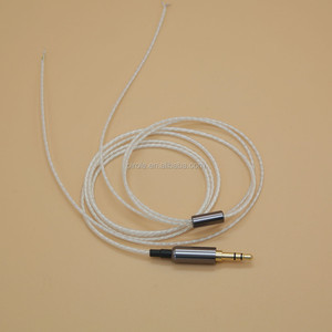 Câble d'écouteurs mp3 argenté OCC, pièces, Semi-fini - Product Image 4